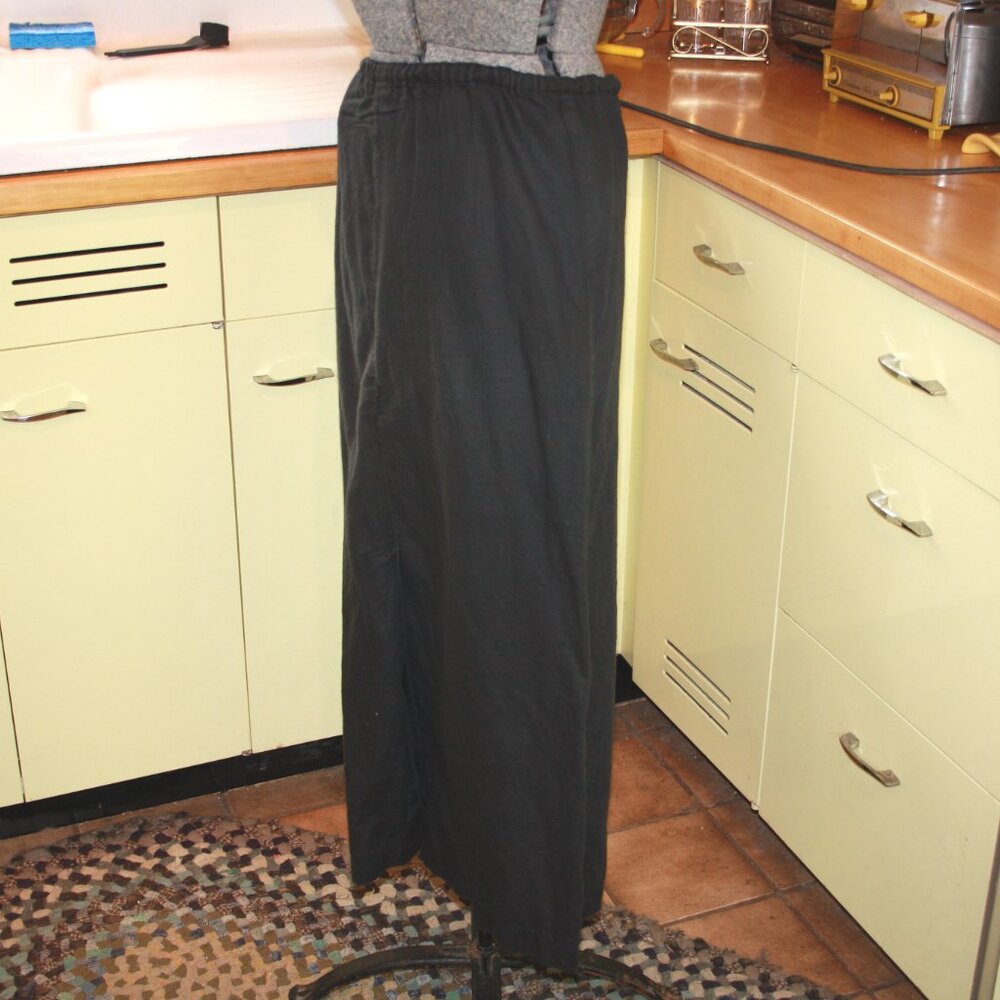 Linen Drawstring Skirt - Picture 3 of 8